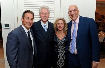 Jeff Korek and Edward Gersowitz with President Clinton