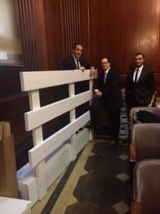 GLK reconstructed the construction barrier involved in Jenny’s accident