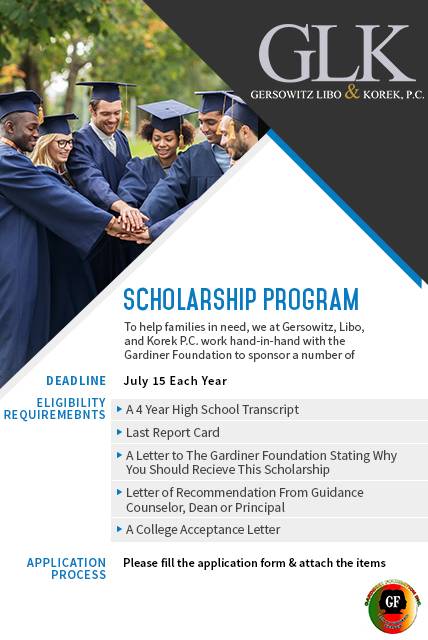 Gardiner Foundation Scholarship Program - GLK Law